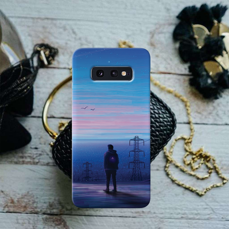 Alone at night Printed Slim Cases and Cover for Galaxy S10E
