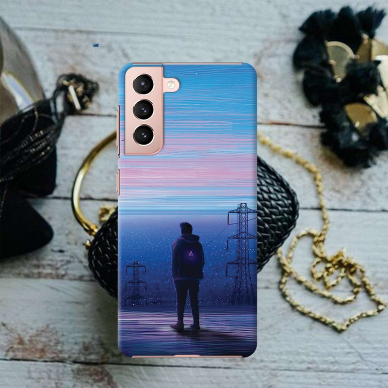 Alone at night Printed Slim Cases and Cover for Galaxy S21