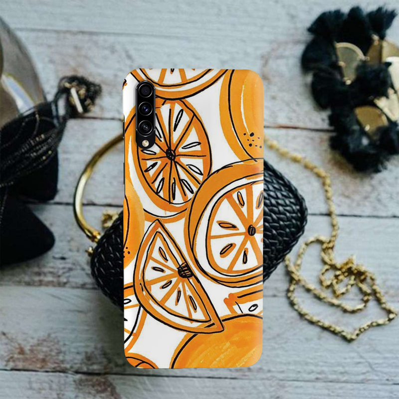 Orange Lemon Printed Slim Cases and Cover for Galaxy A50