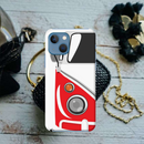 Red Volkswagon Printed Slim Cases and Cover for iPhone 13 Mini