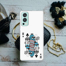 King 2 Card Printed Slim Cases and Cover for OnePlus Nord 2