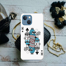 King 2 Card Printed Slim Cases and Cover for iPhone 13 Mini