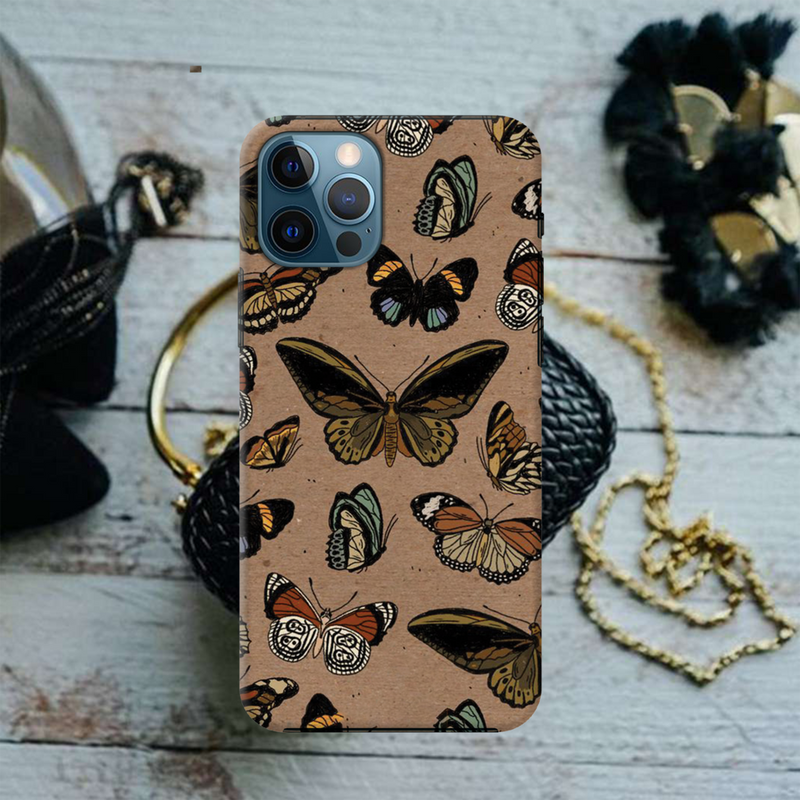Butterfly Printed Slim Cases and Cover for iPhone 12 Pro