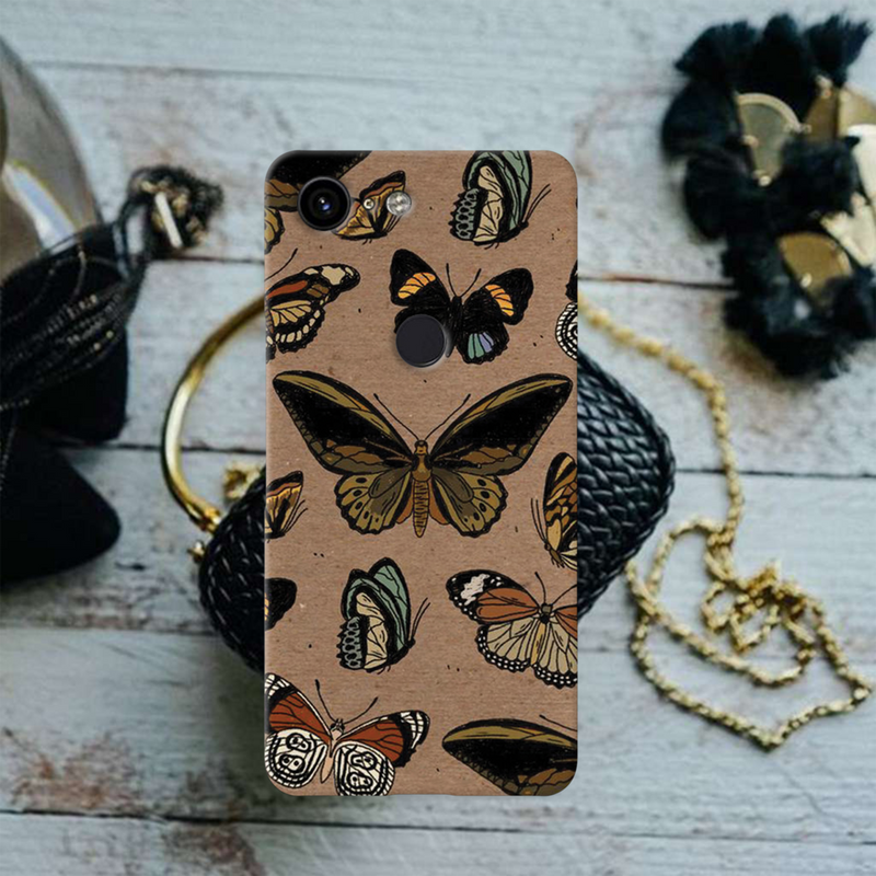 Butterfly Printed Slim Cases and Cover for Pixel 3XL