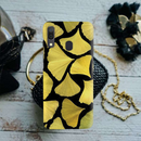 Yellow Leafs Printed Slim Cases and Cover for Galaxy A20