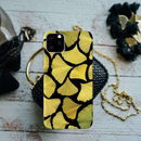 Yellow Leafs Printed Slim Cases and Cover for iPhone 11 Pro Max