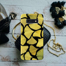 Yellow Leafs Printed Slim Cases and Cover for Galaxy S10E