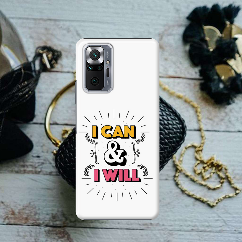 I can and I will Printed Slim Cases and Cover for Redmi Note 10 Pro Max