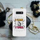 I can and I will Printed Slim Cases and Cover for Galaxy S10E