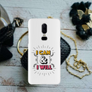 I can and I will Printed Slim Cases and Cover for OnePlus 6