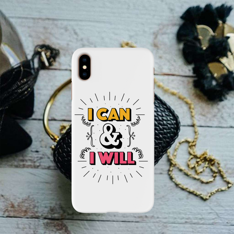 I can and I will Printed Slim Cases and Cover for iPhone XS Max