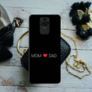 Mom and Dad Printed Slim Cases and Cover for Redmi Note 9