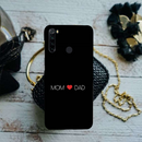 Mom and Dad Printed Slim Cases and Cover for Redmi Note 8