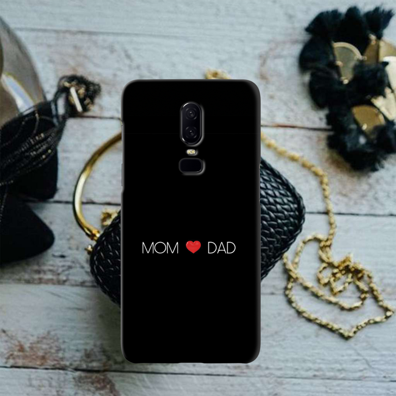 Mom and Dad Printed Slim Cases and Cover for OnePlus 6