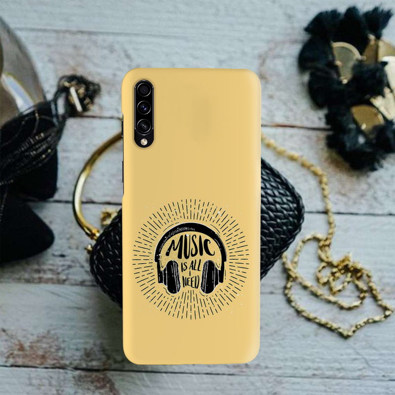 Music is all i need Printed Slim Cases and Cover for Galaxy A50
