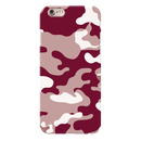 Maroon and White Camouflage Printed Slim Cases and Cover for iPhone 6