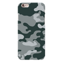 Olive Green and White Camouflage Printed Slim Cases and Cover for iPhone 6