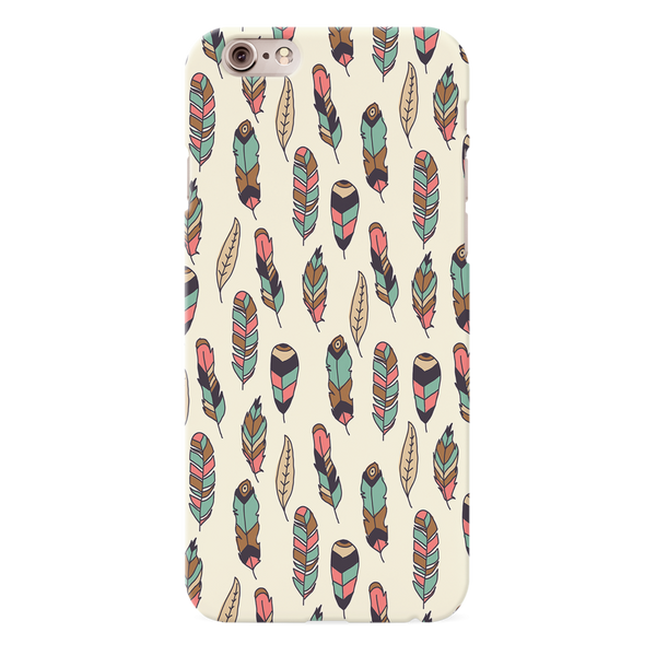 Feather pattern Printed Slim Cases and Cover for iPhone 6