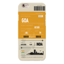 Goa ticket Printed Slim Cases and Cover for iPhone 6