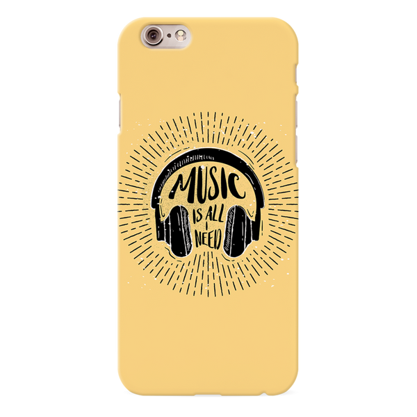 Music is all i need Printed Slim Cases and Cover for iPhone 6