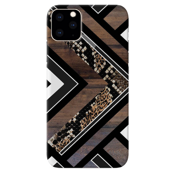 Carpet Pattern Black, White and Brown Pattern Mobile Case Cover For Iphone 11 Pro Max