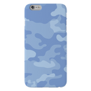 Blue and White Camouflage Printed Slim Cases and Cover for iPhone 6 Plus