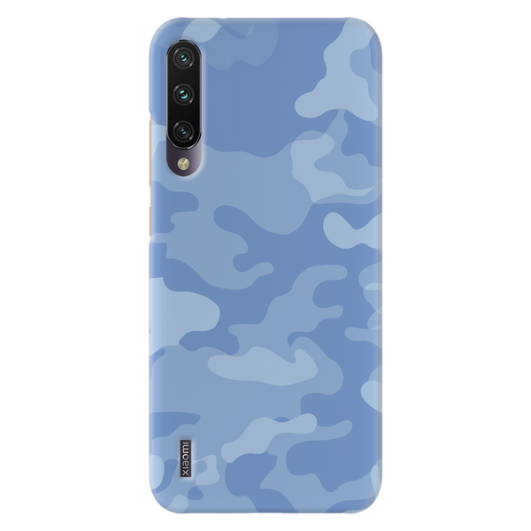 Blue and White Camouflage Printed Slim Cases and Cover for Redmi A3
