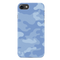 Blue and White Camouflage Printed Slim Cases and Cover for iPhone 8