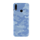 Blue and White Camouflage Printed Slim Cases and Cover for Redmi Note 7 Pro