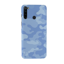 Blue and White Camouflage Printed Slim Cases and Cover for Redmi Note 8