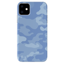 Blue and White Camouflage Printed Slim Cases and Cover for iPhone 11