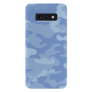Blue and White Camouflage Printed Slim Cases and Cover for Galaxy S10E