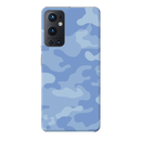 Blue and White Camouflage Printed Slim Cases and Cover for OnePlus 9 Pro