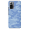 Blue and White Camouflage Printed Slim Cases and Cover for Redmi Note 10 Pro Max