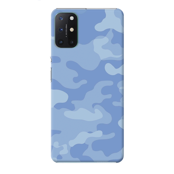 Blue and White Camouflage Printed Slim Cases and Cover for OnePlus 8T
