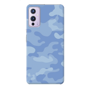 Blue and White Camouflage Printed Slim Cases and Cover for OnePlus 9