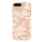 Cream and White Camouflage Printed Slim Cases and Cover for iPhone 7 Plus