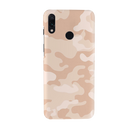 Cream and White Camouflage Printed Slim Cases and Cover for Redmi Note 7 Pro