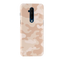 Cream and White Camouflage Printed Slim Cases and Cover for OnePlus 7T Pro