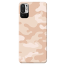 Cream and White Camouflage Printed Slim Cases and Cover for Redmi Note 10T
