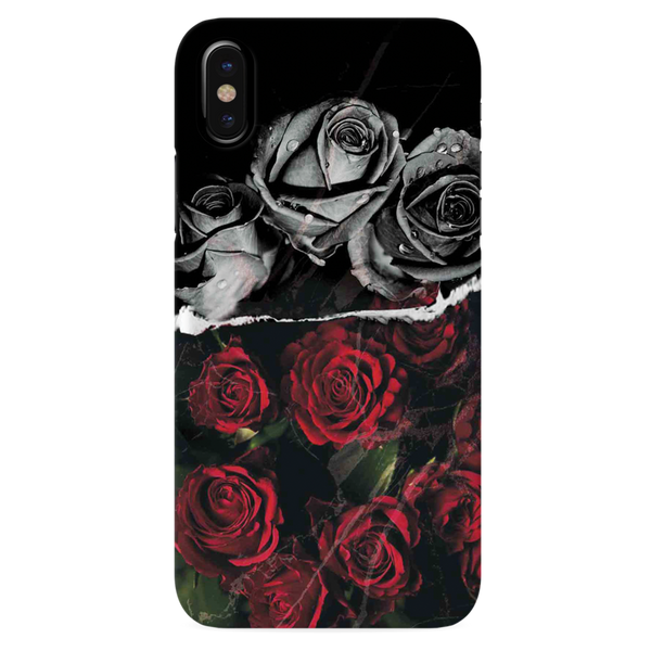 Dark Roses Printed Slim Cases and Cover for iPhone XS