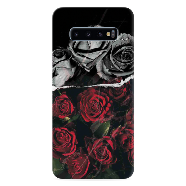 Dark Roses Printed Slim Cases and Cover for Galaxy S10