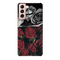 Dark Roses Printed Slim Cases and Cover for Galaxy S21