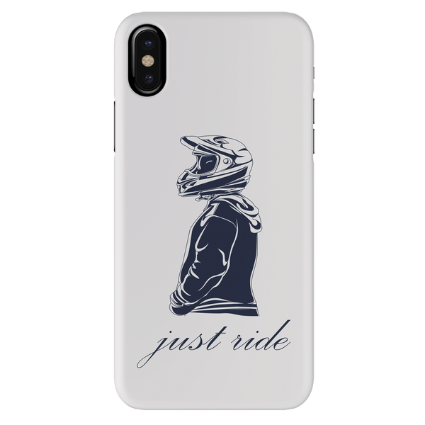 Just Ride Printed Slim Cases and Cover for iPhone XS