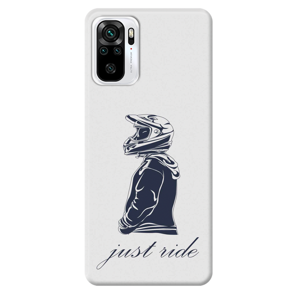 Just Ride Printed Slim Cases and Cover for Redmi Note 10