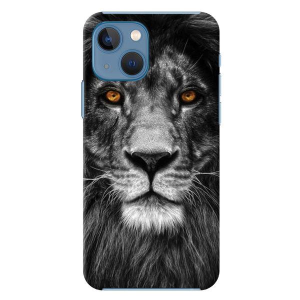 Lion Face Printed Slim Cases and Cover for iPhone 13 Mini