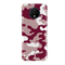 Maroon and White Camouflage Printed Slim Cases and Cover for OnePlus 7T