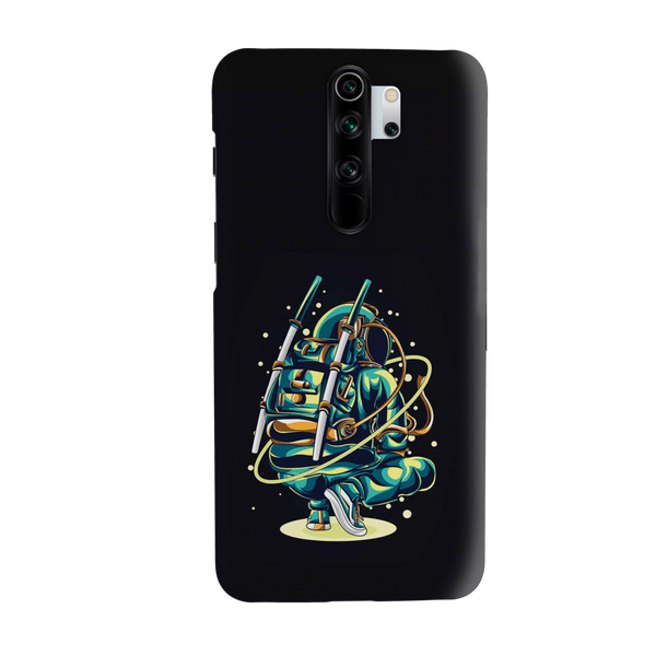 Ninja Astronaut Printed Slim Cases and Cover for Redmi Note 8 Pro