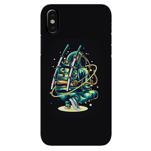 Ninja Astronaut Printed Slim Cases and Cover for iPhone XS