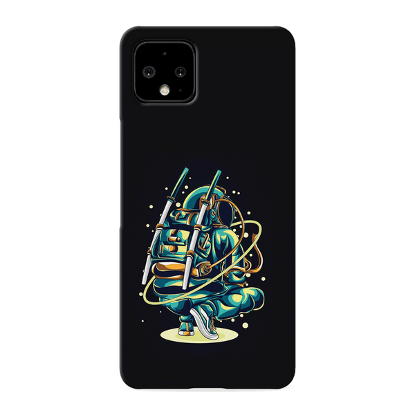 Ninja Astronaut Printed Slim Cases and Cover for Pixel 4 XL